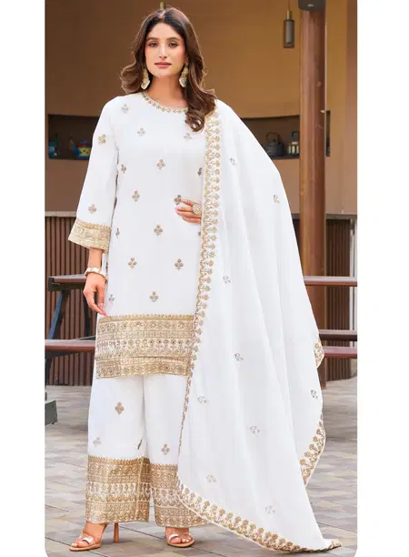 Sonehri Vol 2 By Zorista Chinon Silk Pakistani Plazzo Suits Wholesale Online